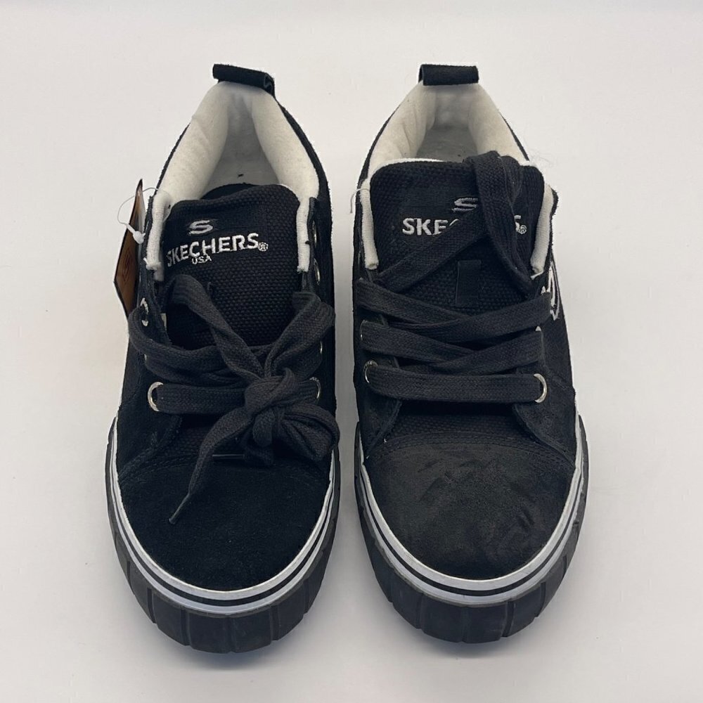 Skechers Vintage Y2K Platform Jammers Black Women’s 8 / Men’s 10 New No Box - Picture 2 of 9